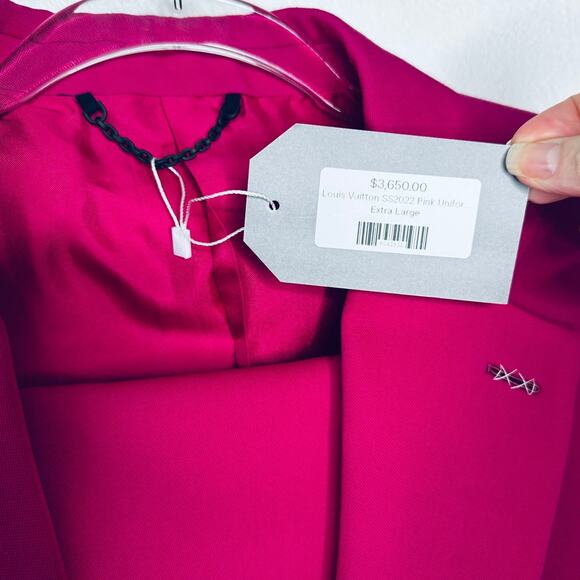 Louis Vuitton x Virgil Abloh Amen Break Pink Jacket and Pants - Picture 2 of 16